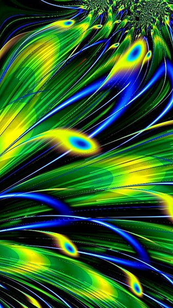 Peacock Feather, Digital Art, Feather Art HD phone wallpaper