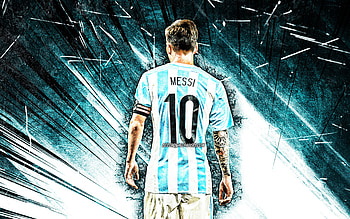 Lionel Messi, argentina, leo messi, captain, football HD wallpaper
