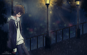 Sad Anime - Cave HD wallpaper