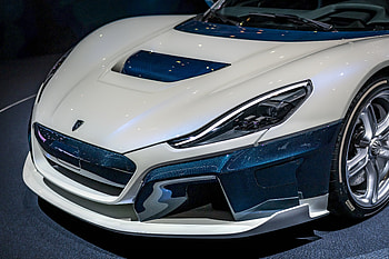Sports, Cars, Car, Sports Car, Wheel, Headlight, Rimac HD wallpaper