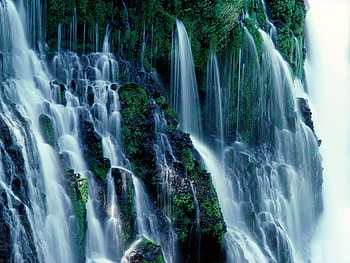 Landscape, Waterfalls HD wallpaper