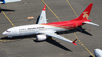 Shenzhen Airlines, Boeing 737 Max 8, Modern fleet, High-quality visuals HD wallpaper