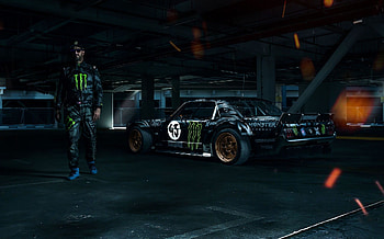 Ken Block, Gymkhana Racer, Mustang Ford HD wallpaper