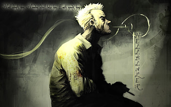 Constantine Hellblazer, constantine, minimalism, movies, artist, digital-art HD wallpaper