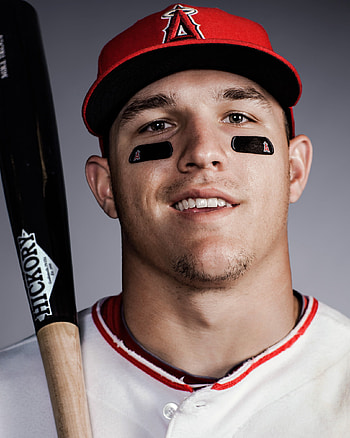 Mike Trout, Cover, Behind the scenes, Bryce HD phone wallpaper