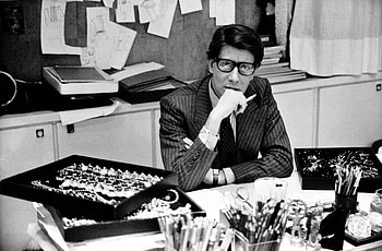 Yves Saint-Laurent, Ferdinand Caraceni, Tailored fashion, Saint Laurent's husband HD wallpaper
