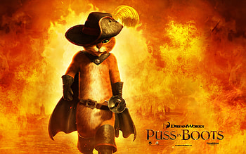 movie, Puss in Boots HD wallpaper