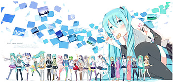 Vocaloid, white, luka, hatsune miku, miki, gumi HD wallpaper