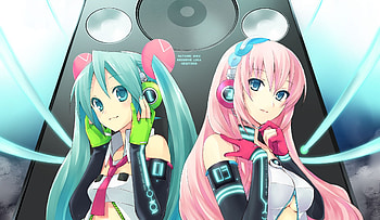 Luka Megurine, Artistic , Anime backgrounds, Melodic beauty HD wallpaper