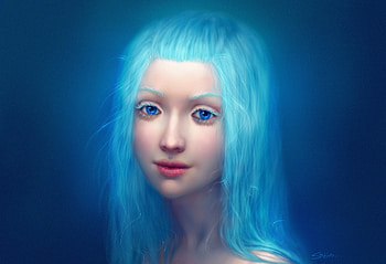 Fantasy, Girl, Hair, Pretty, Eyelash, Eyelashes, Eyebrows HD wallpaper