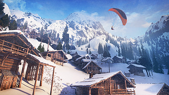 Steep, Paragliding HD wallpaper