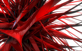Red Abstract Asus And Black Full HD wallpaper