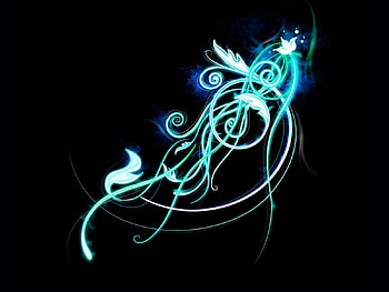 Abstract, Dark, Petals, Pattern, Lines, Shadow HD wallpaper