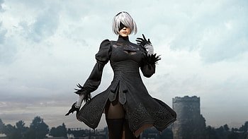 Nier Automata X Pubg, nier-automata, games, pubg, ps5-games, playerunknowns-battlegrounds, 2024-games, video-games HD wallpaper