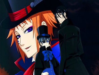 Sebastian, Ciel And Drocell, Short Hair, Kuroshitsuji, Blue Hair, Black Butler, Orange Hair, Drocell Cainz, Boys, Balck Hair, Anime, Blue Eye, Ciel Phantomhive, Cute, Dark, Purple Eyes, Brown Eyes, Sebastian Michaelis HD wallpaper