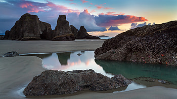 Bandon Tidescape, nature, landscape HD wallpaper