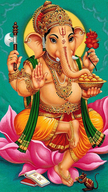 Ganesh, God Vighnaharta HD phone wallpaper