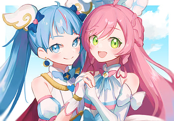 Nijigaoka Mashiro & Sora Harewataru, Sora Harewataru, Nijigaoka Mashiro, Cure Prism, Anime, Hirogaru Sky! Pretty Cure HD wallpaper