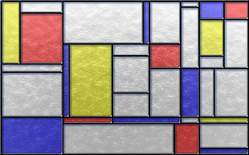 Neo Plasticism stain glass, art, form, perfection, colors, space, modern, lines, new HD wallpaper