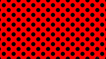 red polka black spots dots HD wallpaper