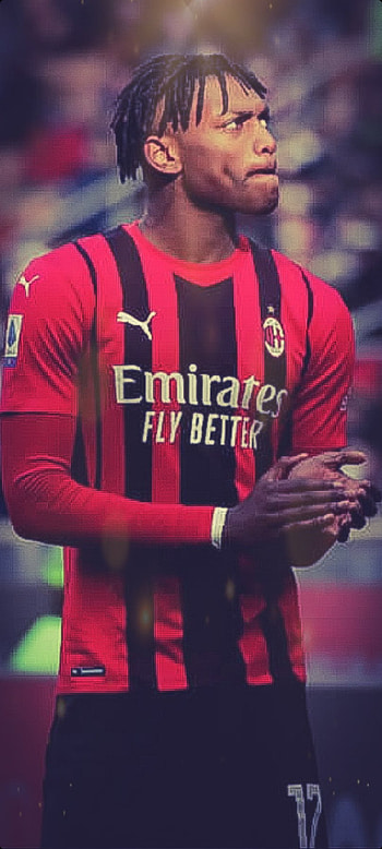 Rafael leão, seriea, leao, acmilan, portugal, football, wing, ucl HD phone wallpaper