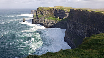 Aran Islands, Ireland cliffs HD wallpaper
