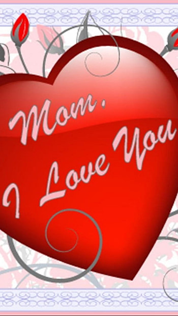 I Love You Mom, Love, Heart HD phone wallpaper