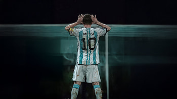 Magic On The Pitch Lionel Messi, lionel-messi, sports, football, artist, artwork, digital-art, ai HD wallpaper