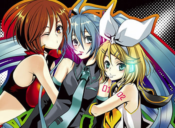 Vocaloid, miku, anime, meiko, rin HD wallpaper