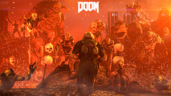 Doom 4 Digital Art, doom, doom-4, games, pc-games, ps-games, xbox-games HD wallpaper