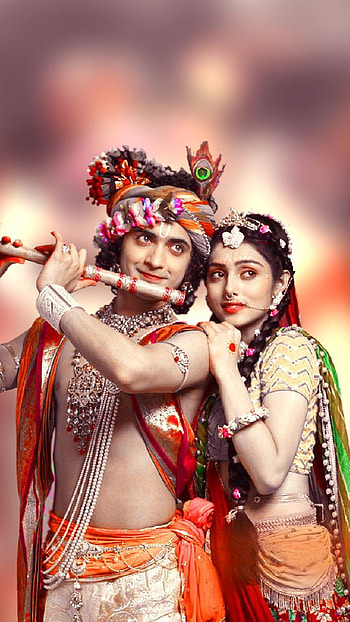 Lord RadhaKrishna, Krishna, God, Radha HD phone wallpaper
