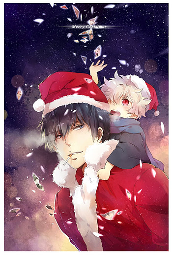 Christmas anime boy HD phone wallpaper