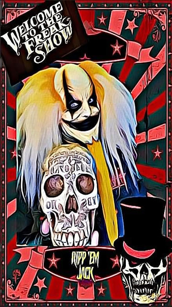 Ripp'Em Jack, clowns, Misfit Mafia, clown, horror clown HD phone wallpaper
