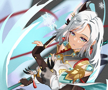Shenhe - Genshin Impact, Shenhe (Genshin Impact), video game, Genshin Impact HD wallpaper
