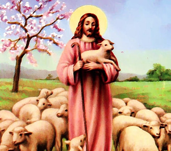Jesus good shepherd, jesus, christ, shepherd, sheep HD wallpaper