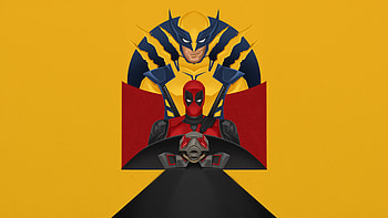 Mutant Mayhem Wade And Logan, deadpool-and-wolverine, deadpool-3, wolverine, deadpool, superheroes, artwork, digital-art HD wallpaper