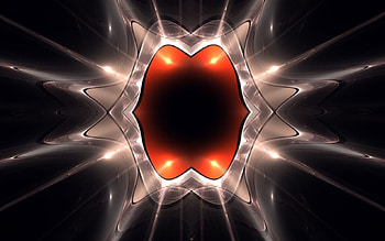 The Big Wow, abstract, wow, , lips, fractal HD wallpaper