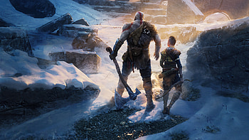 Kratos And Atreus God Of War 4 , god-of-war-ragnarok, kratos, atreus, god-of-war-4, god-of-war, 2022-games, games HD wallpaper