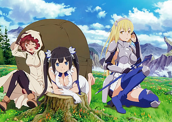 Is It Wrong to Try to Pick Up Girls in a Dungeon?, Ultra , Background , Fantasy series HD wallpaper
