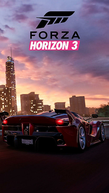 Forza Horizon, Stunning visuals, Thrilling races, Dynamic backgrounds HD phone wallpaper