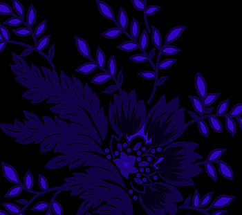 Midnight Blue Flowers, night, blue, glow, flowers, beauty HD wallpaper