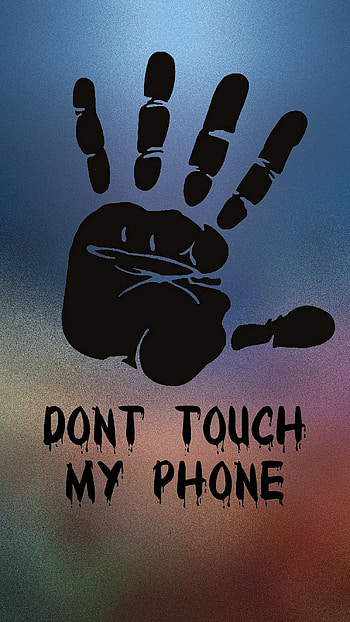 Don't Touch My , Hand Print, dont touch my HD phone wallpaper
