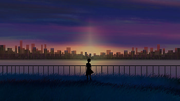 Embark On New Journey , alone, artist, artwork, digital-art, sunset, deviantart HD wallpaper