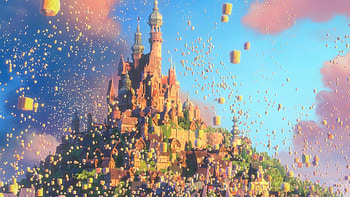 Corona Castle, Tangled HD wallpaper
