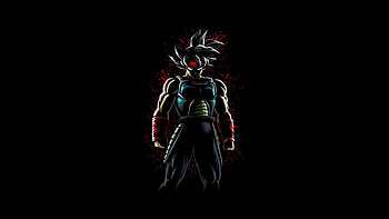 Bardock paint splatter, Dragon Ball Z, anime , Saiyan pride HD wallpaper