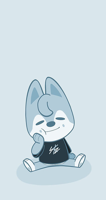 WolfChan, art, cartoon, wolf, straykids, chan HD phone wallpaper
