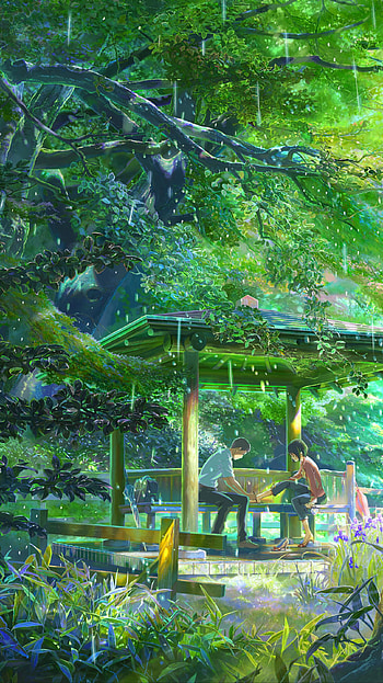 The Garden of Words (2022) movie HD phone wallpaper