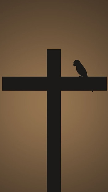 Jesus Cross, Dark Theme HD phone wallpaper