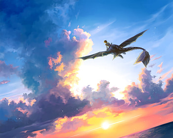 dragon, cg, abstract, fantasy HD wallpaper
