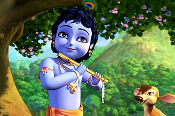 Lord Krishna 3D, Little Krishna 3D HD wallpaper